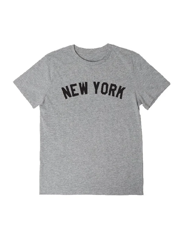 New York Basic T-Shirt - Heather Grey