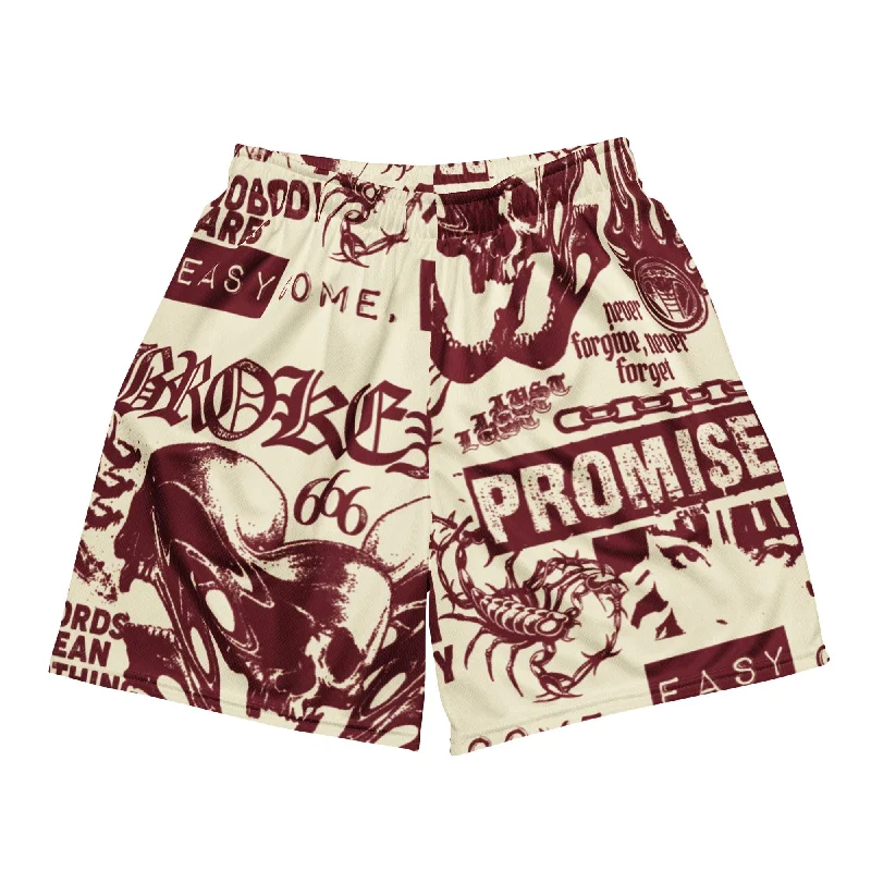 Photocopy Mesh Shorts