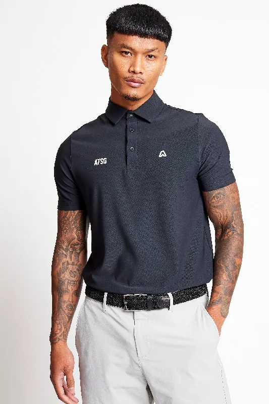 Slim Fit Polo  - Putter Black