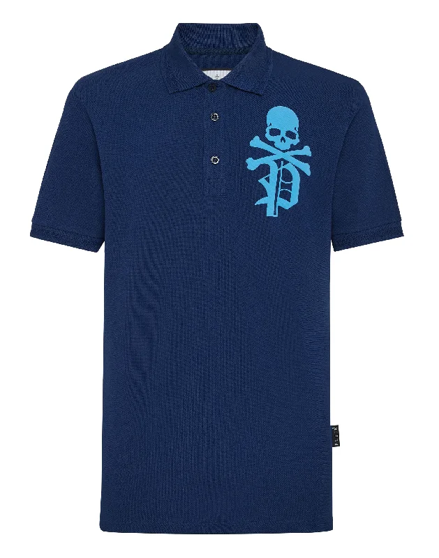 Slim Fit Polo Shirt Skull&Bones