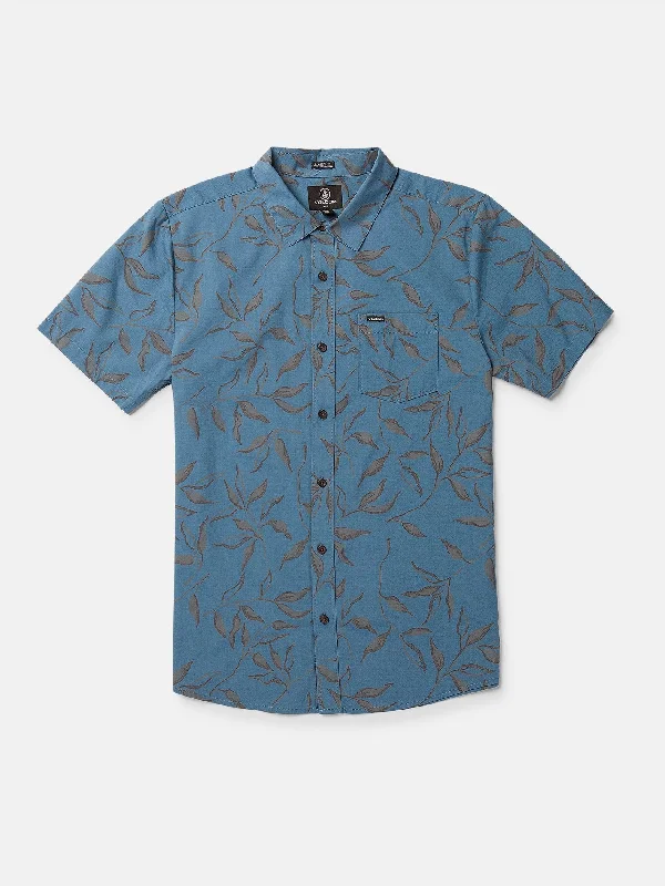 Stone Mash Short Sleeve Shirt - Stone Blue