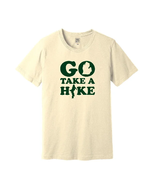 The Great Lakes State - GO TAKE A HIKE T-Shirt - Natural