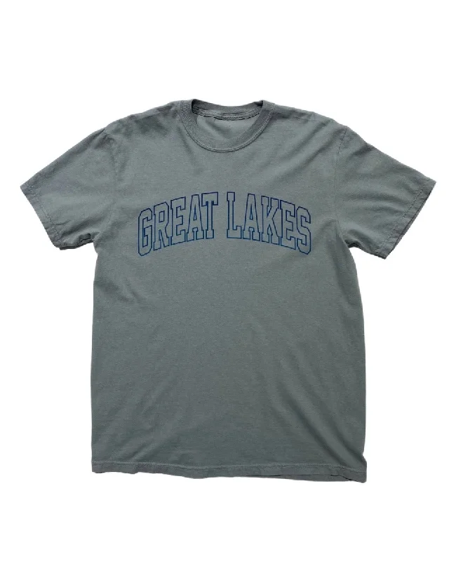 The Great Lakes State - Great Lakes = Great Times T-Shirt - Granite