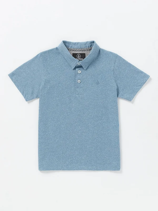 Little Boys Wowzer Polo Short Sleeve Shirt - Stone Blue