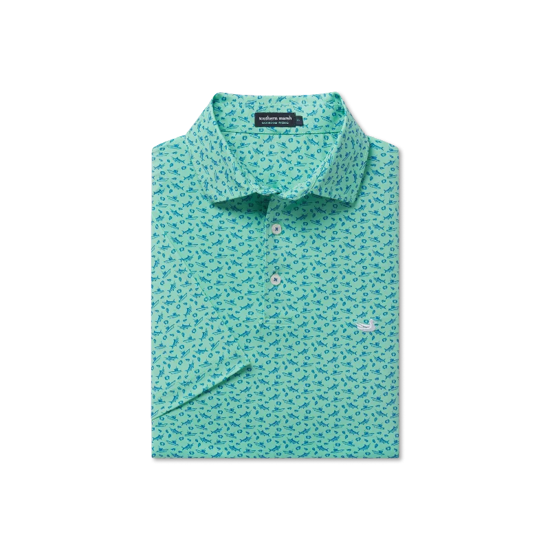 Youth Flyline Performance Polo - Offshore